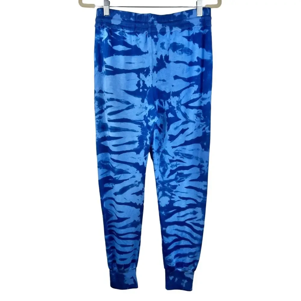 NEW Red Haute Blue Tie Dye Jogger Sweatpants Medium Loungewear - Picture 6 of 6